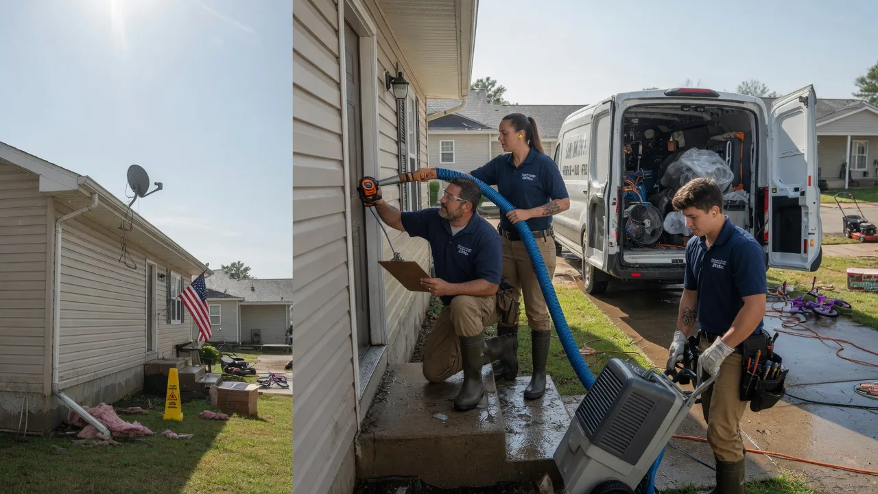 Ceiling Water Damage Restoration in La Monte, MO near me